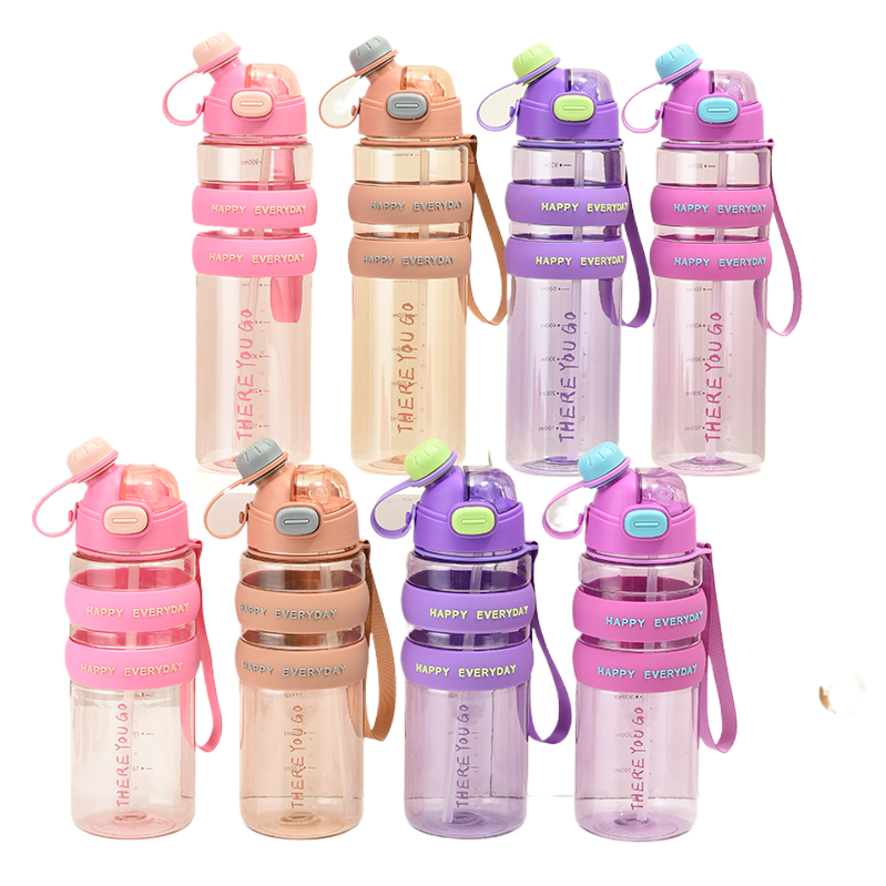 A065 Colorful Water Cup + Portable and Cute Water Cup 800ml Colorful and Fashionable Water Bottle, daily drinking water products Application Scenario