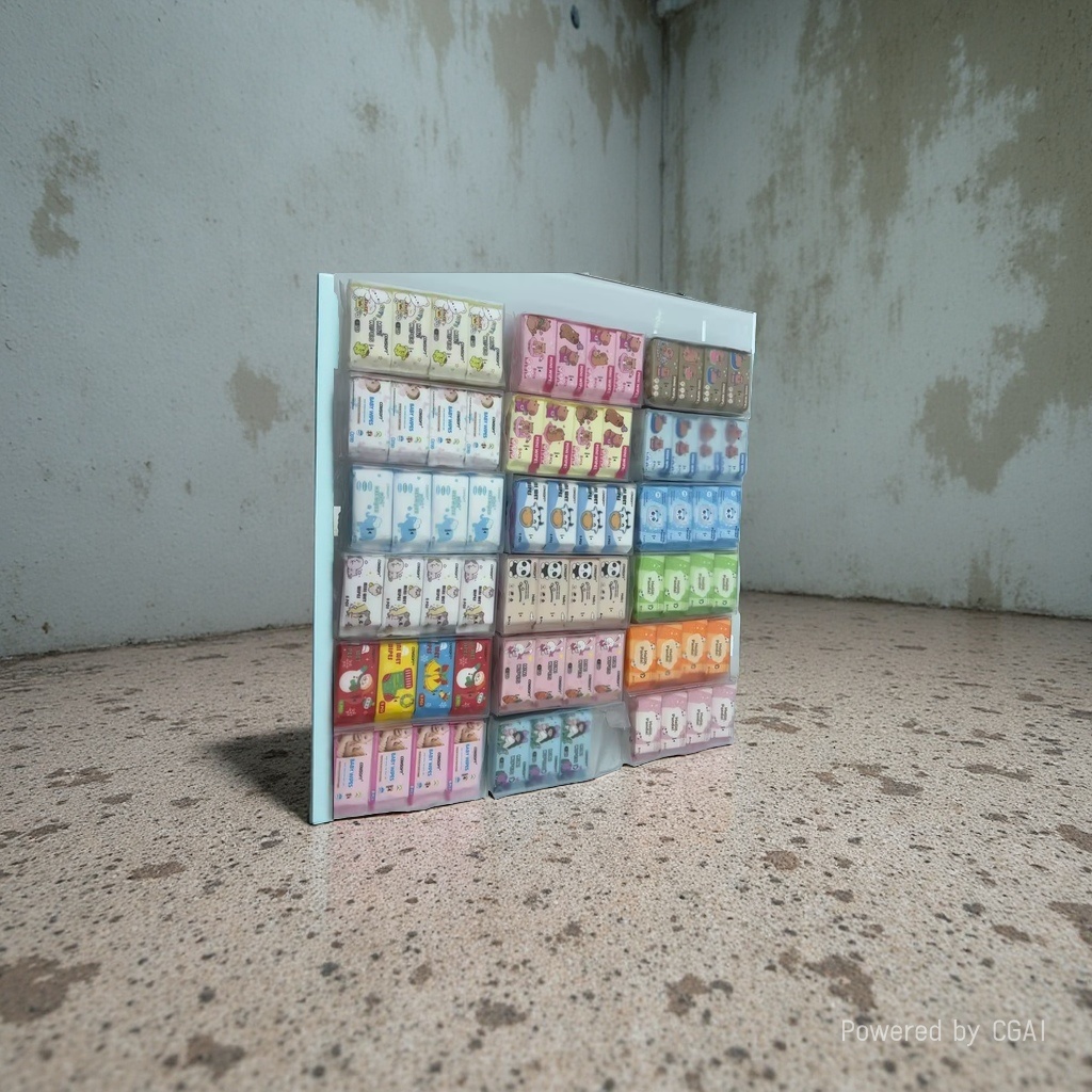 Chudou baby wet wipes in various colors and patterns are portable small packages, specially designed for babies Specification image
