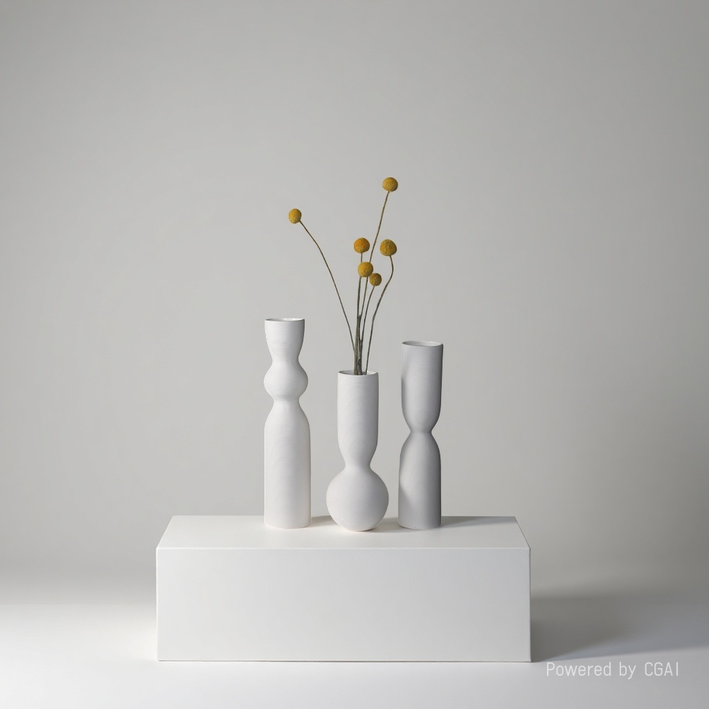 花瓶/素胚/陶瓷花瓶/生态瓶/亚克力花瓶产品图