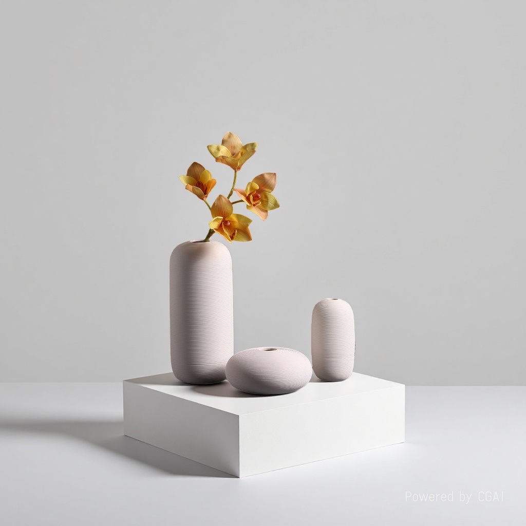 花瓶/素胚/陶瓷花瓶/生态瓶/亚克力花瓶产品图