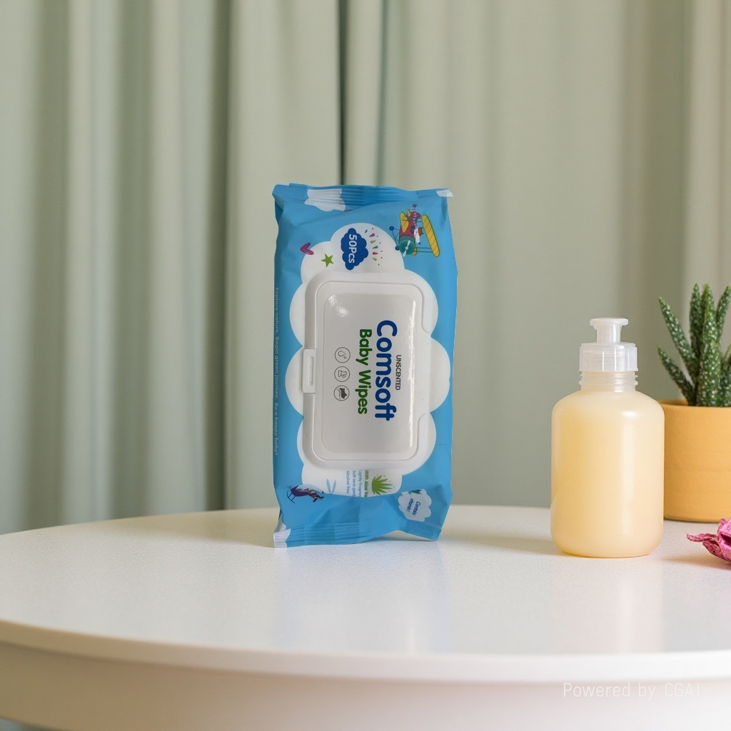 Chudou portable baby wet wipes Cross-border e-commerce soft, gentle and stain-removing details Picture