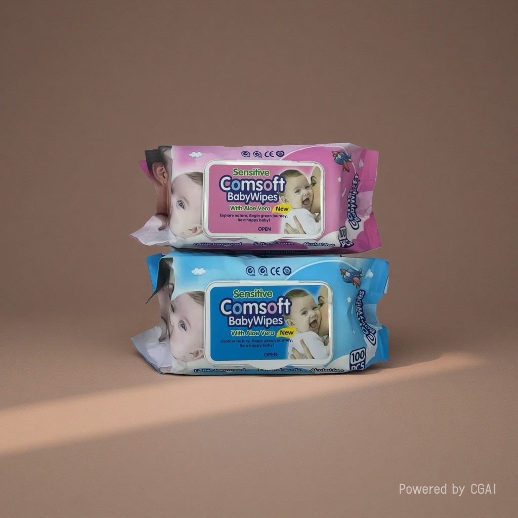 Comsoft Baby Wipes portable Wet Wipes bag Wet wipes are gentle and clean details Picture