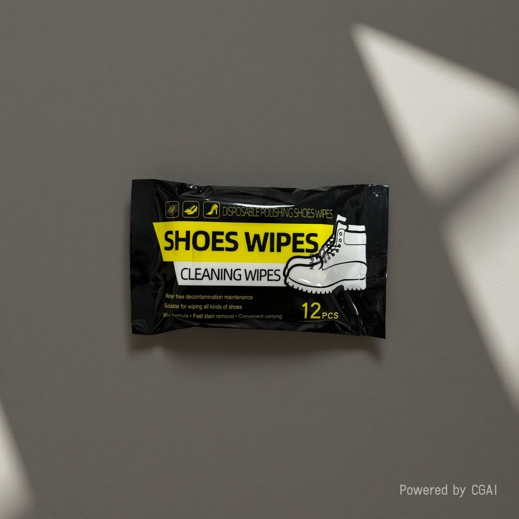 Rain shoe covers for men and women, outdoor anti-slip rain shoe supplies, shoe polish + packaging bag, shoe polish, shoe brush, brush cleaning set Specification image