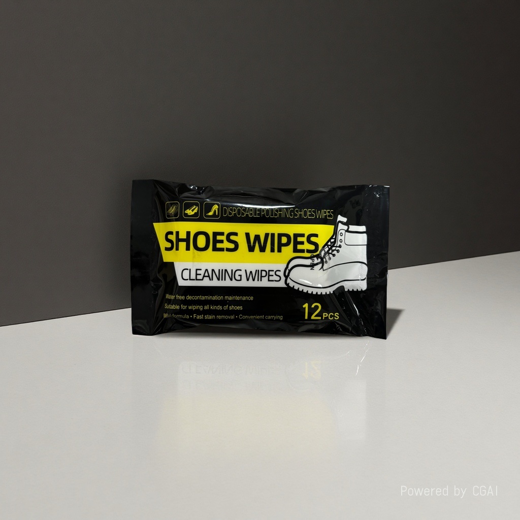 Rain shoe covers for men and women, outdoor anti-slip rain shoe supplies, shoe polish + packaging bag, shoe polish, shoe brush, brush cleaning set
