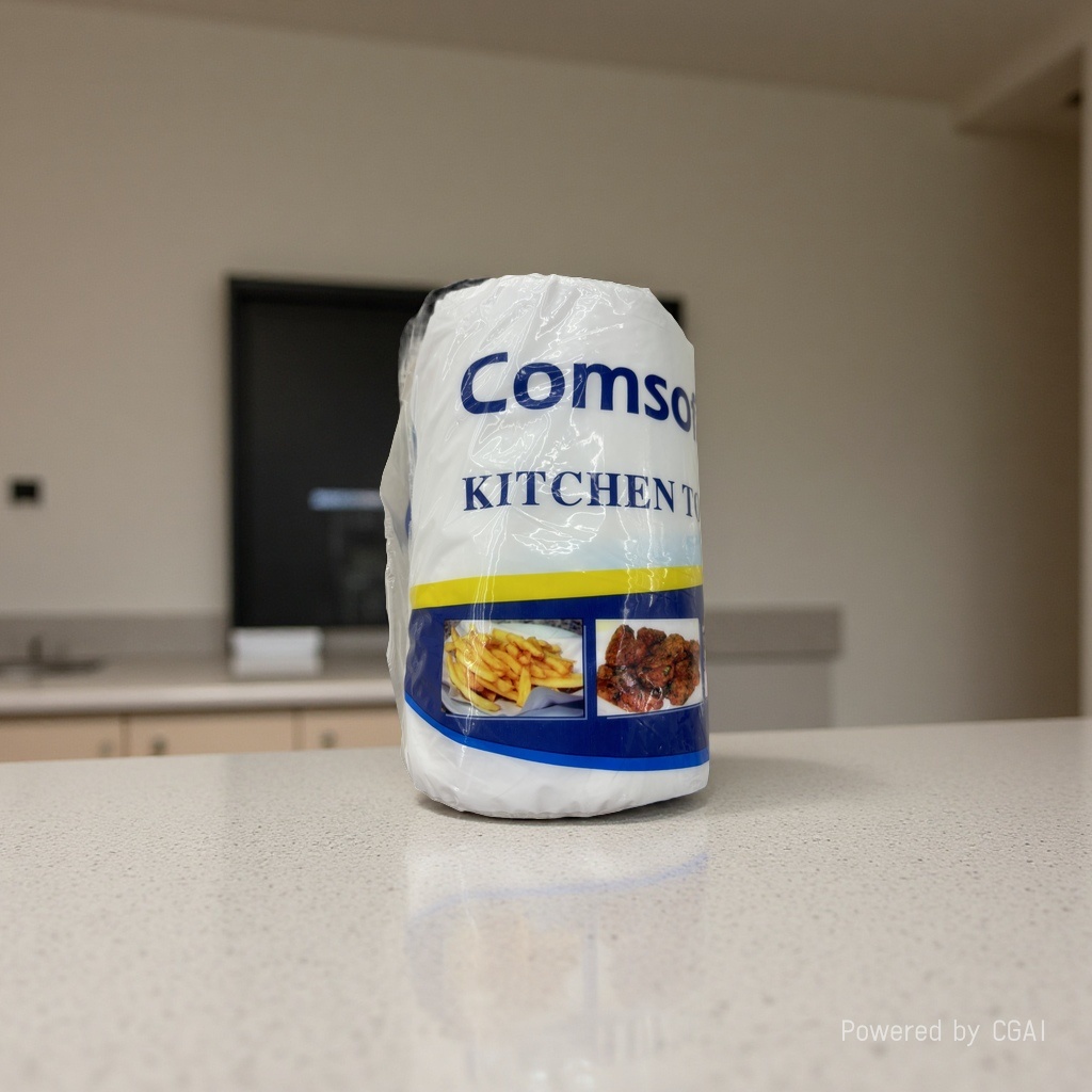Kitchen paper, disposable wipes and tissues, 180 pieces of kitchen paper, strong in removing grease, highly absorbent and durable