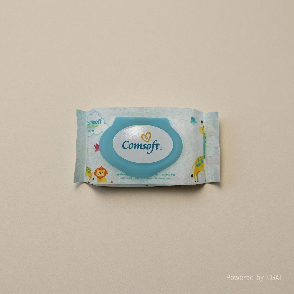Chudou portable small wet wipes, baby wet wipes, Comsoft brand wet wipes, packaging wet wipes Application Scenario