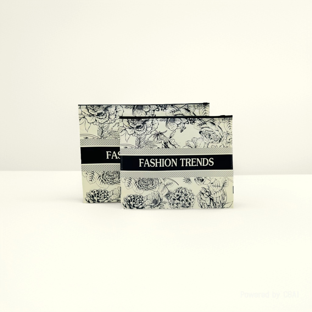 Non-woven fabric zipper bag, little black pants, Barbie pants, self-sealing bag, thermal underwear packaging bag, leggings packaging bag details Picture