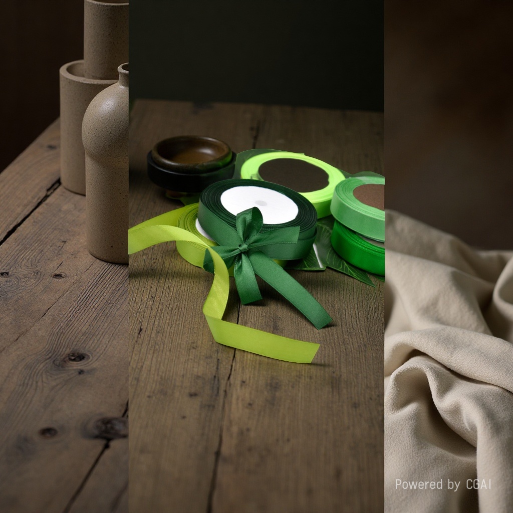 Wholesale of single-sided polyester ribbons, colored woven ribbons, satin ribbons, diy handmade hair accessories, clothing gift boxes, packaging ribbons. 134509635 Application Scenario
