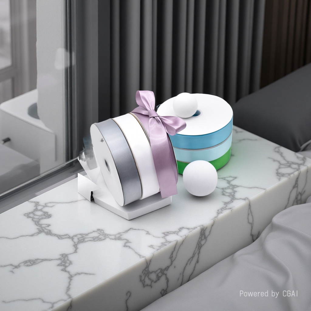 Wholesale of single-sided polyester ribbons, colored woven ribbons, satin ribbons, diy handmade hair accessories, clothing gift boxes, packaging ribbons Specification image