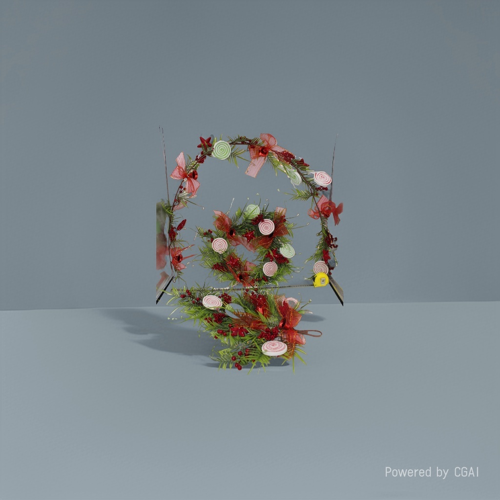 Sote Christmas wreath ring Christmas decoration Santa Claus Christmas wreath
