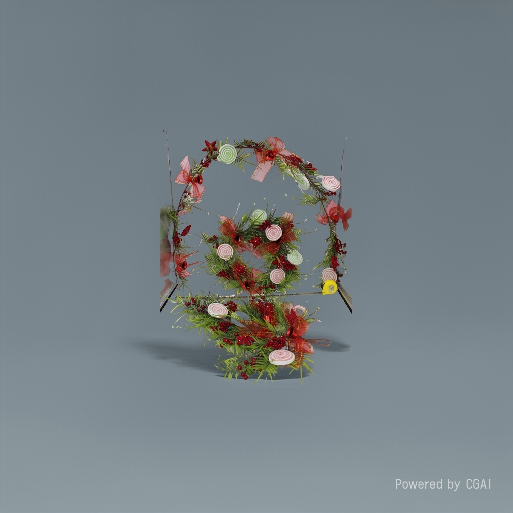 Sote Christmas wreath ring Christmas decoration Santa Claus Christmas wreath details Picture
