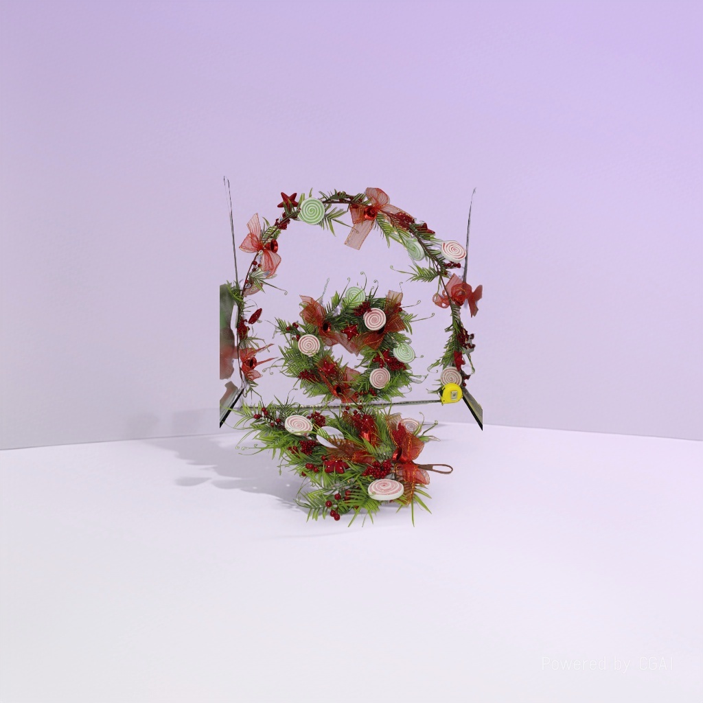Sote Christmas wreath ring Christmas decoration Santa Claus Christmas wreath Application Scenario