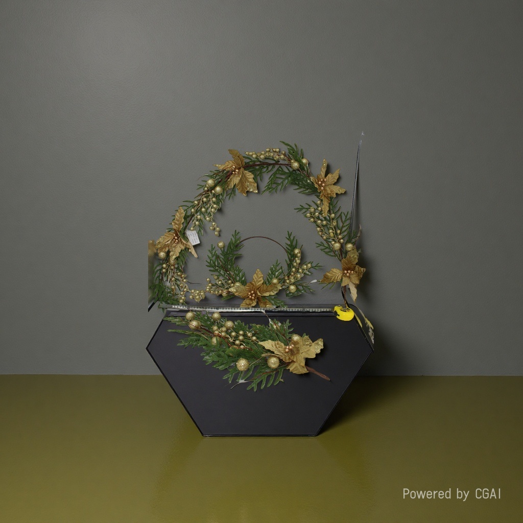 Sote Christmas wreath, Santa Claus decoration, Christmas wreath, festival decoration Specification image