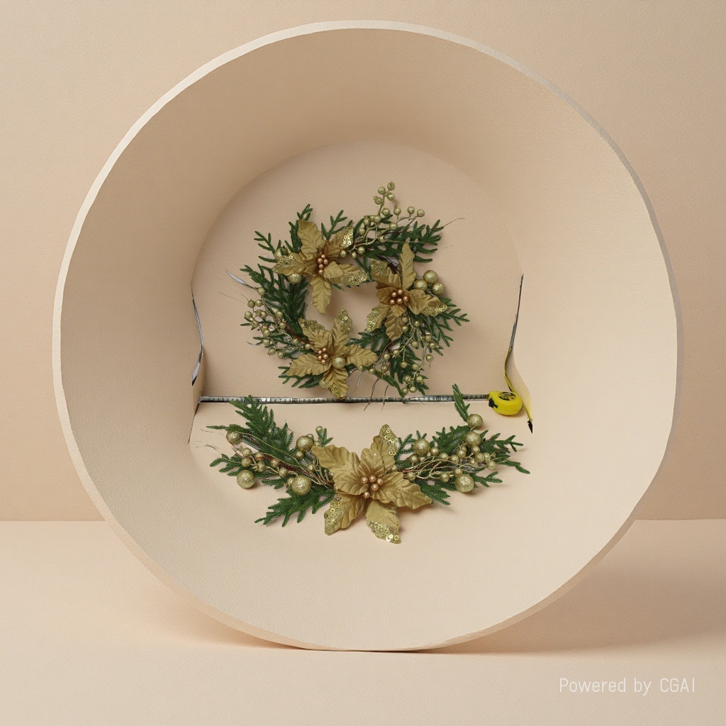 Sote Christmas decorative wreaths, Christmas wreaths, Santa Claus Festival decorations, festive decoration Specification image