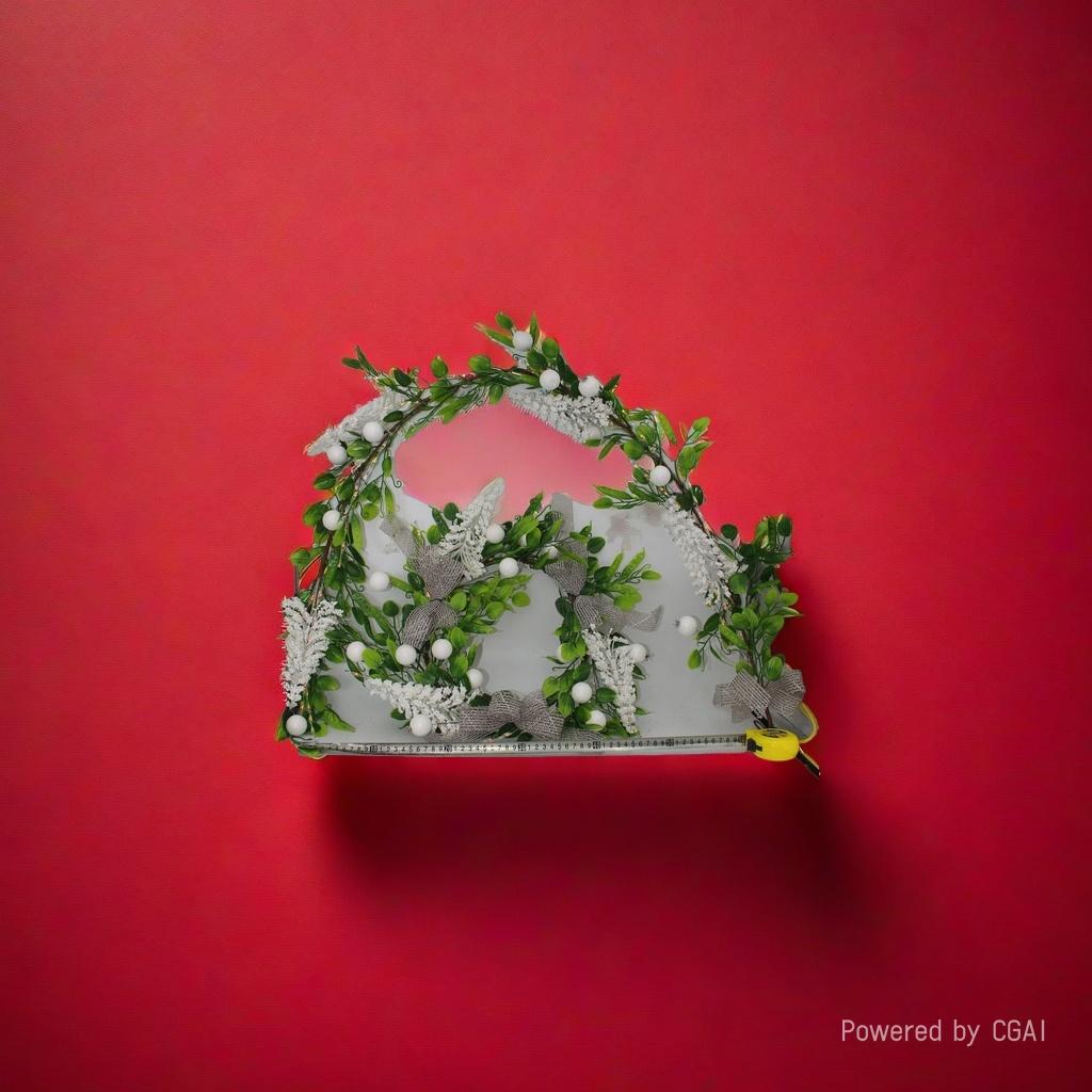 Christmas wreaths, plastic Christmas cuttings set, vine decoration Application Scenario