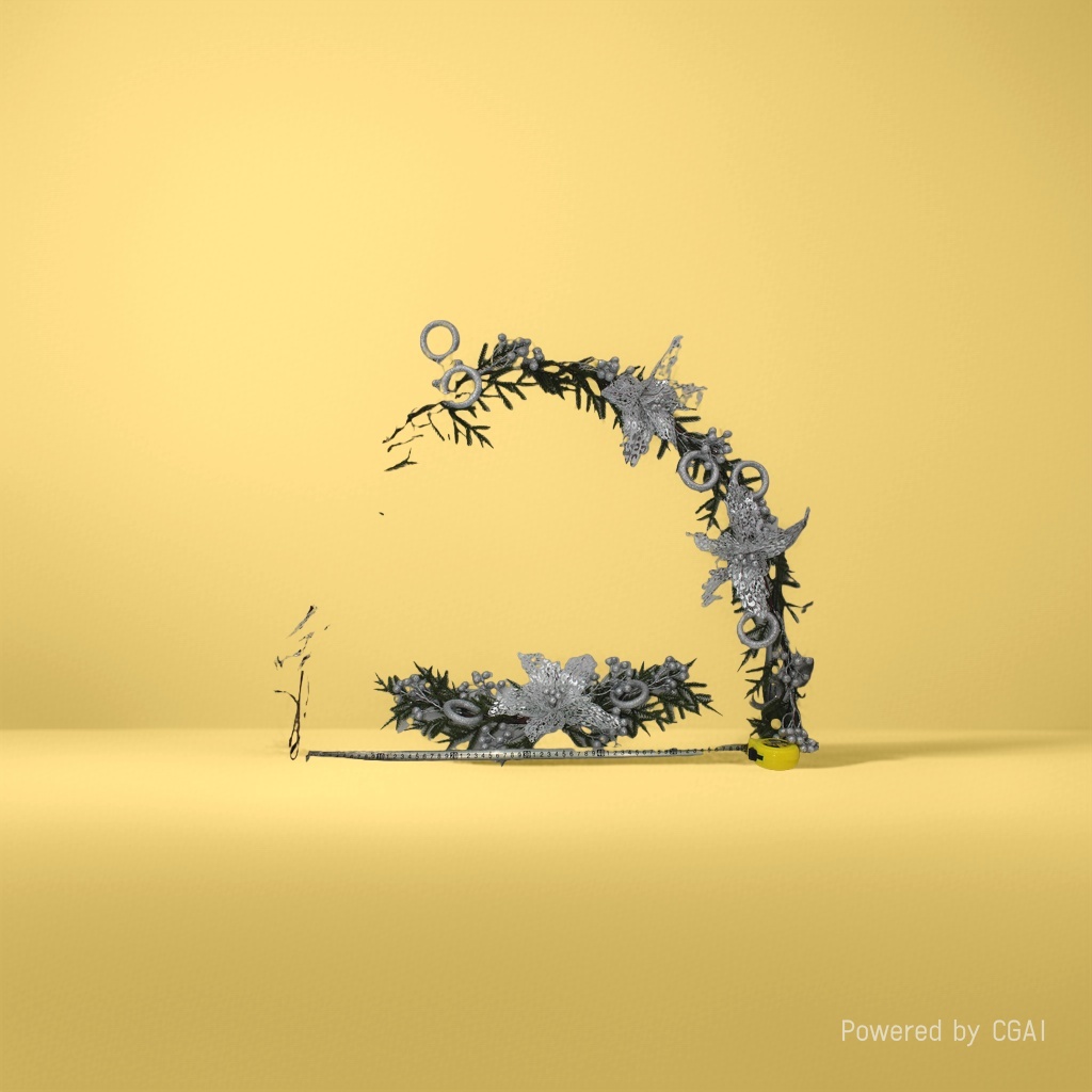 Christmas decorative vine wreath set