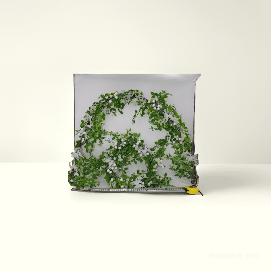 Christmas decorative wreaths, Christmas wreaths, Santa Claus rings, Christmas decorations, vine peach sets Specification image