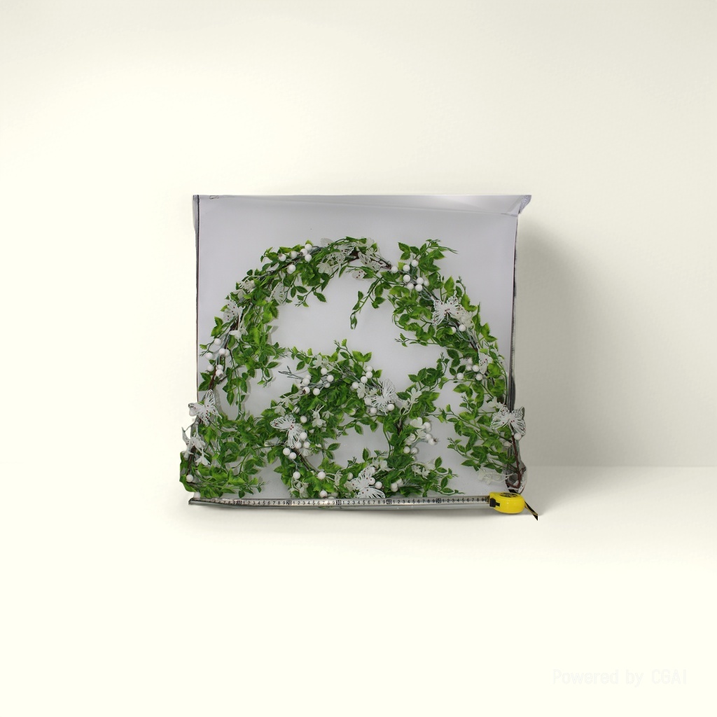 Christmas decorative wreaths, Christmas wreaths, Santa Claus rings, Christmas decorations, vine peach sets Application Scenario