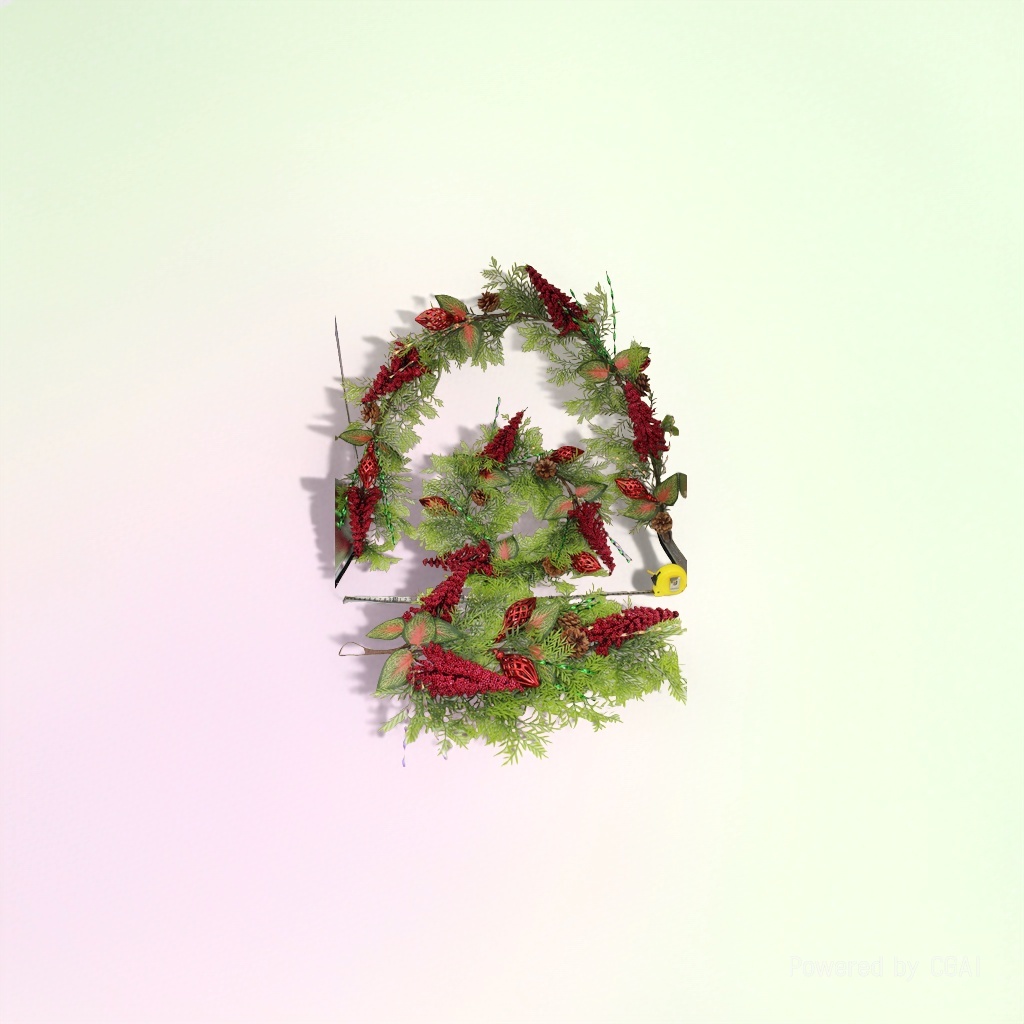 Sote Christmas Wreath Ring Santa Claus Decoration Christmas Wreath Vine Decoration Set details Picture