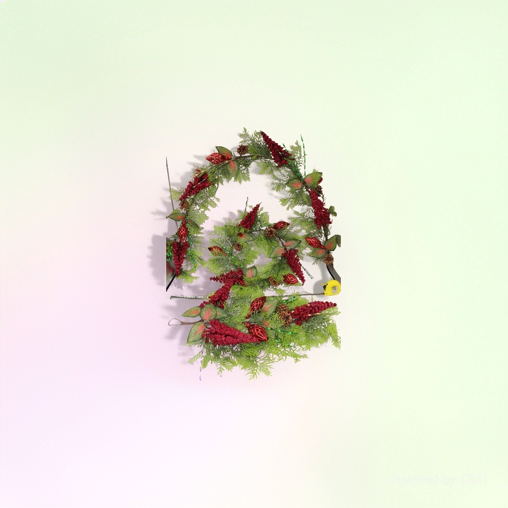 Sote Christmas Wreath Ring Santa Claus Decoration Christmas Wreath Vine Decoration Set Application Scenario