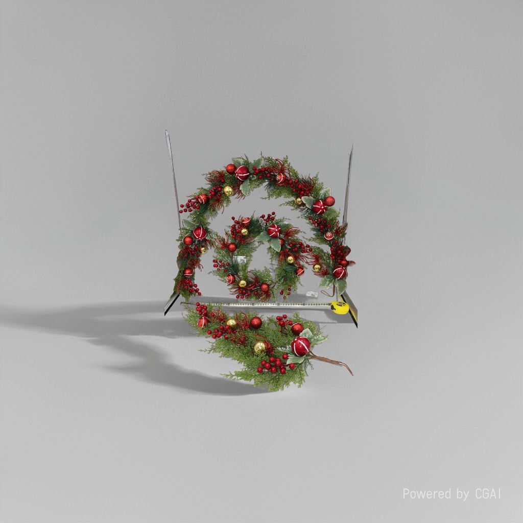 Christmas wreaths, Santa Claus decorations, holiday ornaments, Christmas tree ornaments set Application Scenario