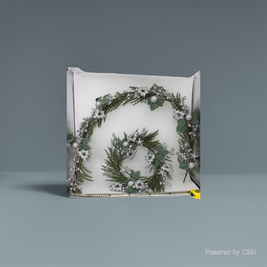 Sote Christmas wreath ring Christmas decoration Santa Claus Christmas wreath Vine decoration Application Scenario