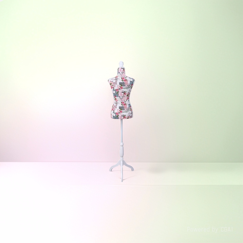 Human stand female inflatable half-body model, children's clothing model prop Application Scenario