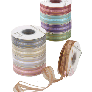 Ribbon woven tape, ribbed elastic edge wrap tape, exquisite decorative sewing accessories