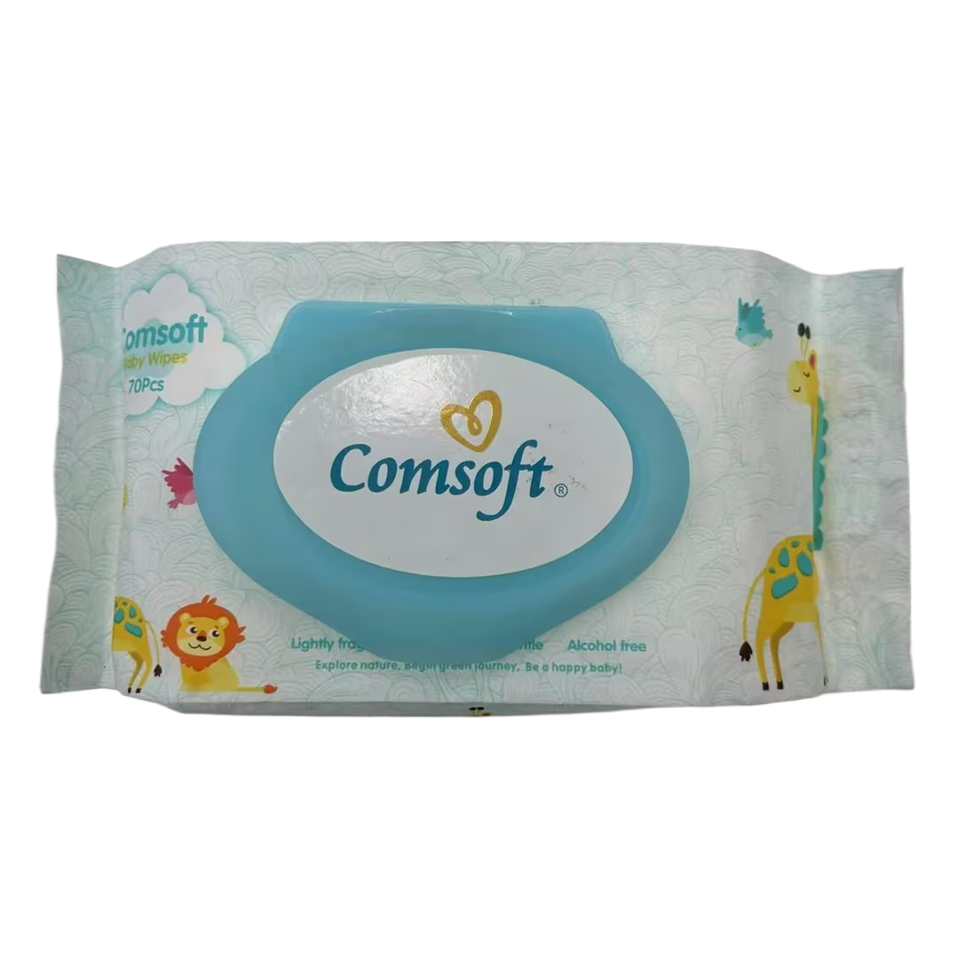 Chudou portable small wet wipes, baby wet wipes, Comsoft brand wet wipes, packaging wet wipes Item Picture