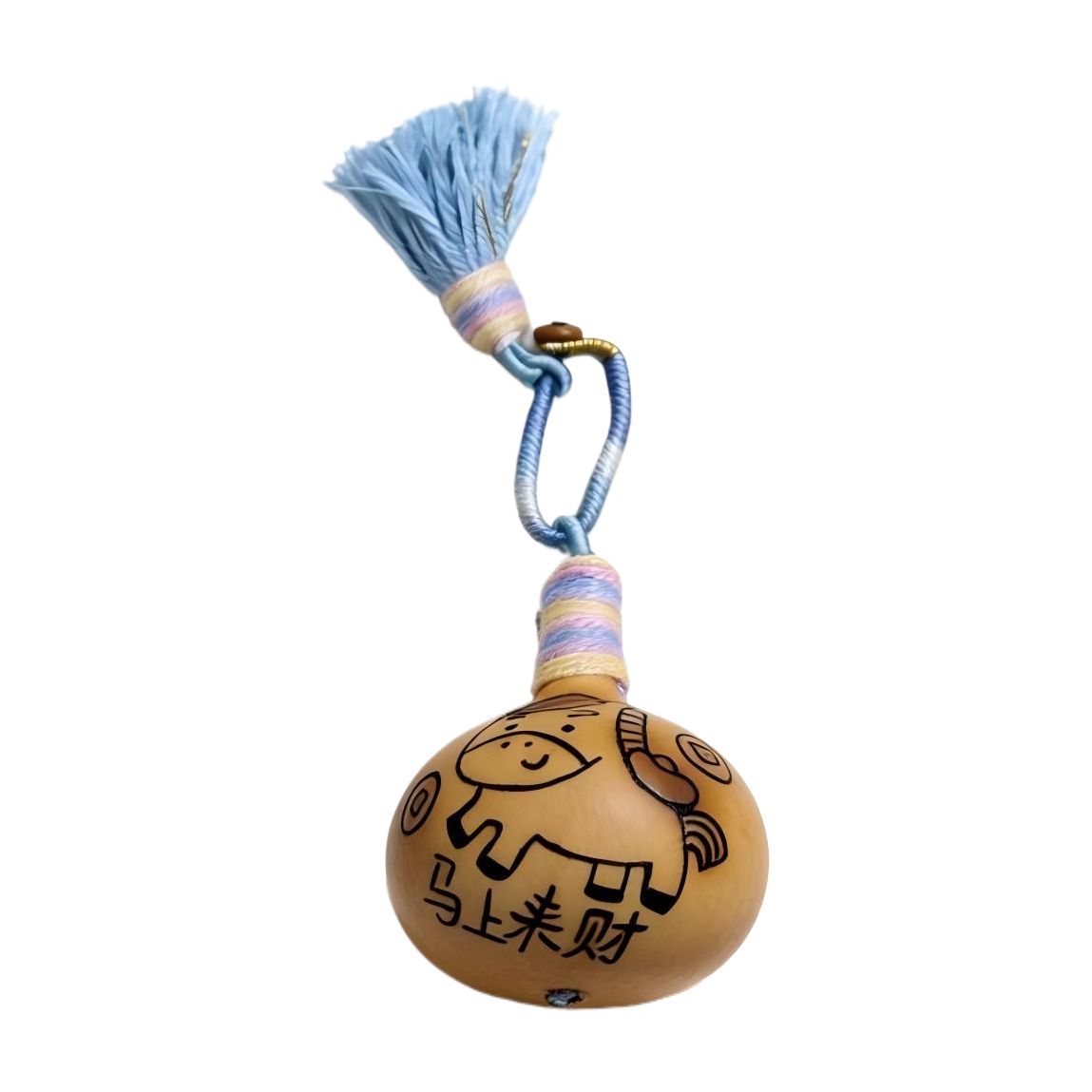 Hand-painted small horse tassels Specification image