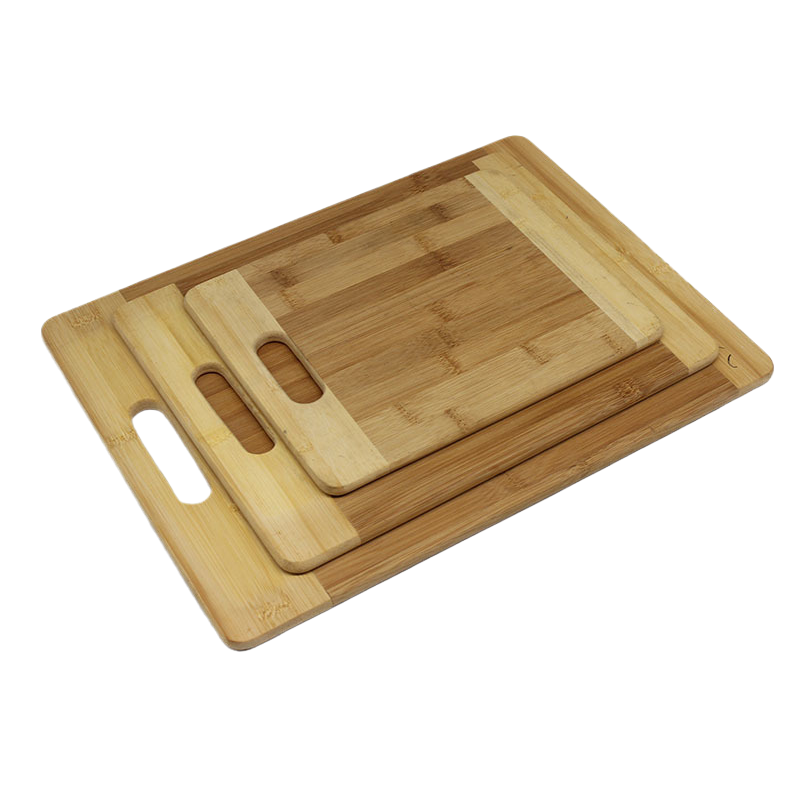 Bamboo and wood solid wood bamboo cutting board, antibacterial and anti-mold stainless steel cutting board, household kitchenware Item Picture