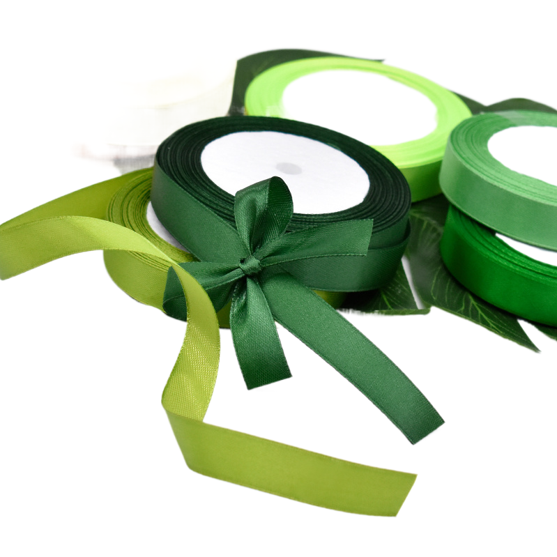 Wholesale of single-sided polyester ribbons, colored woven ribbons, satin ribbons, diy handmade hair accessories, clothing gift boxes, packaging ribbons, 152613042 Item Picture