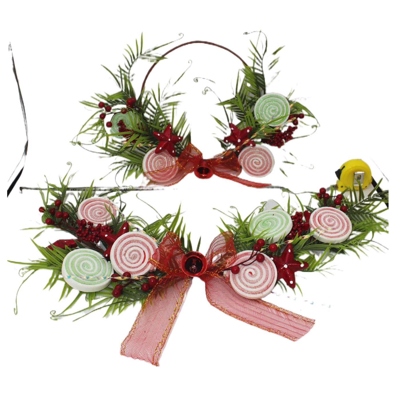 Sote Christmas wreath, Christmas decoration, Santa Claus wreath, Christmas tree decoration Item Picture