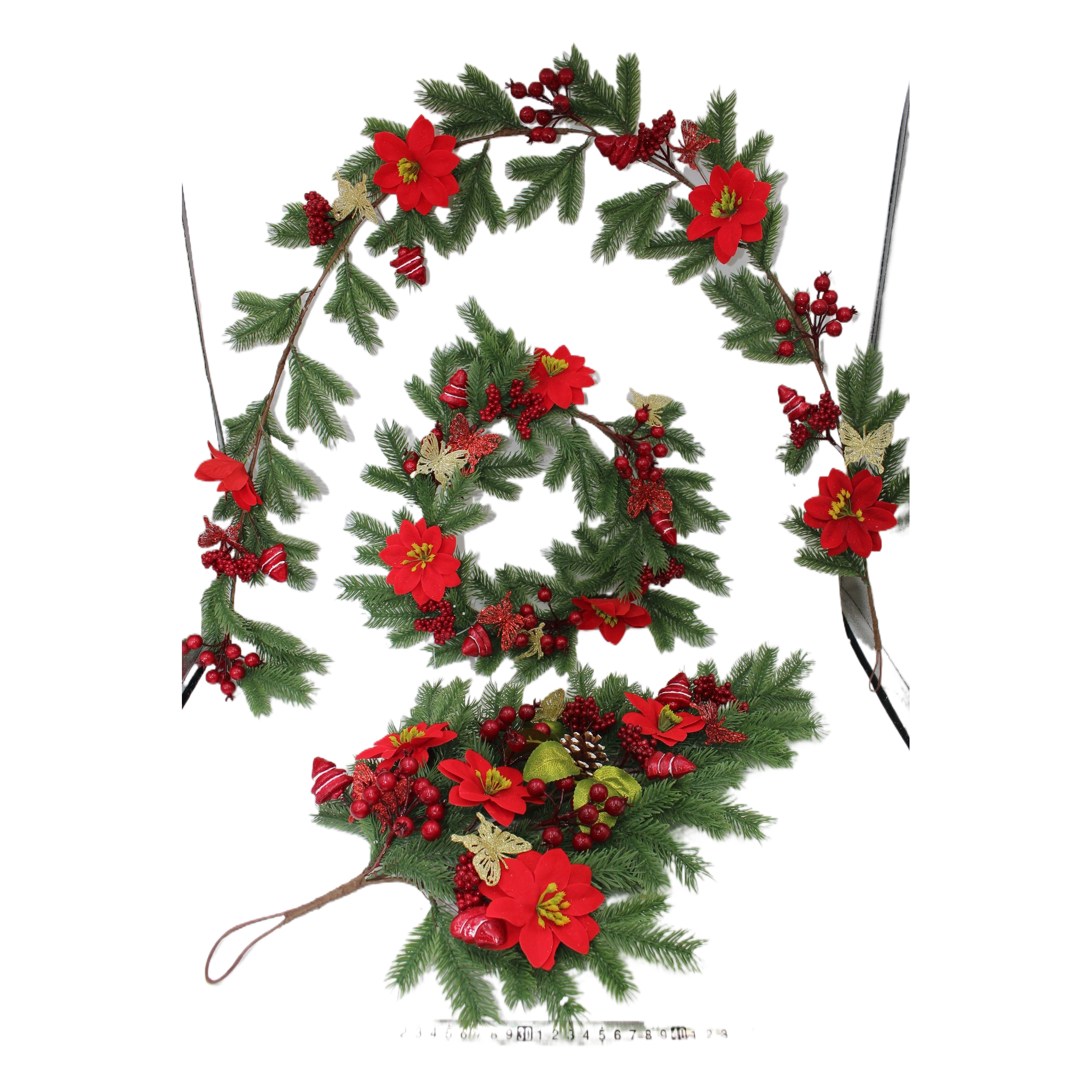 Sote Christmas Decorative wreaths, Christmas wreaths, Santa Claus Decorations, holiday arrangements 161103224 Item Picture