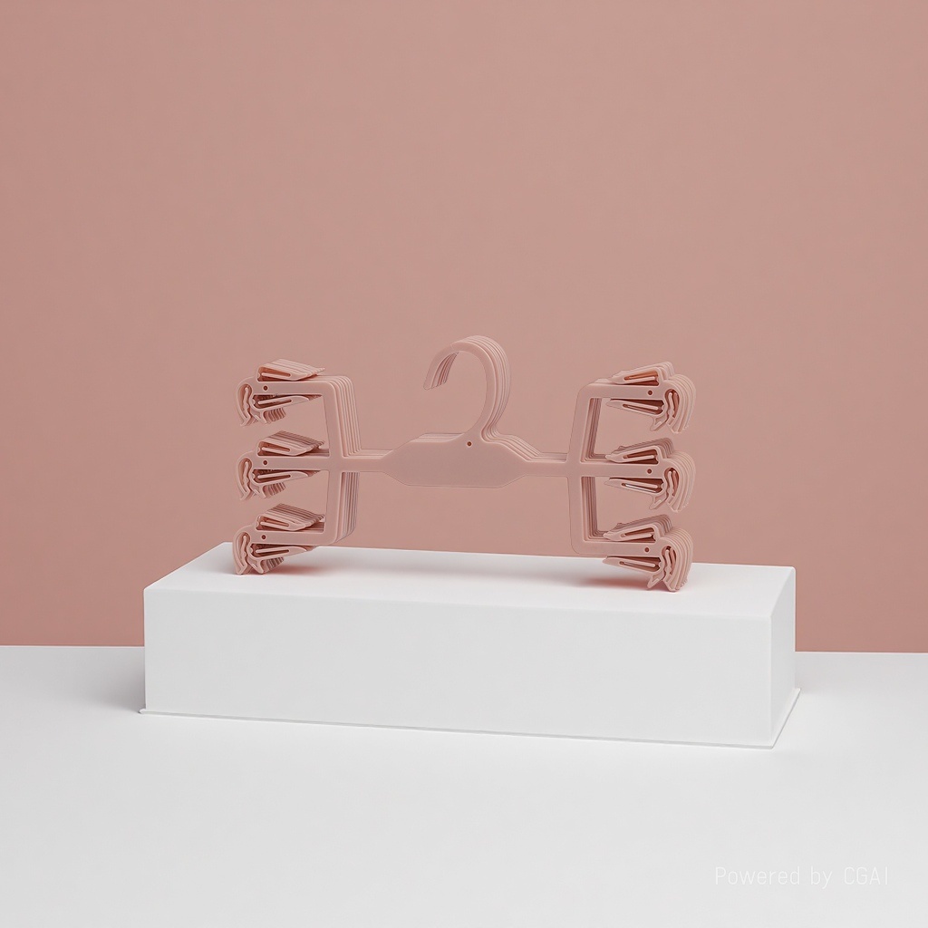 厂家批发适用超市商场地摊文胸内裤展示衣架白色塑料简约内裤衣架104129464