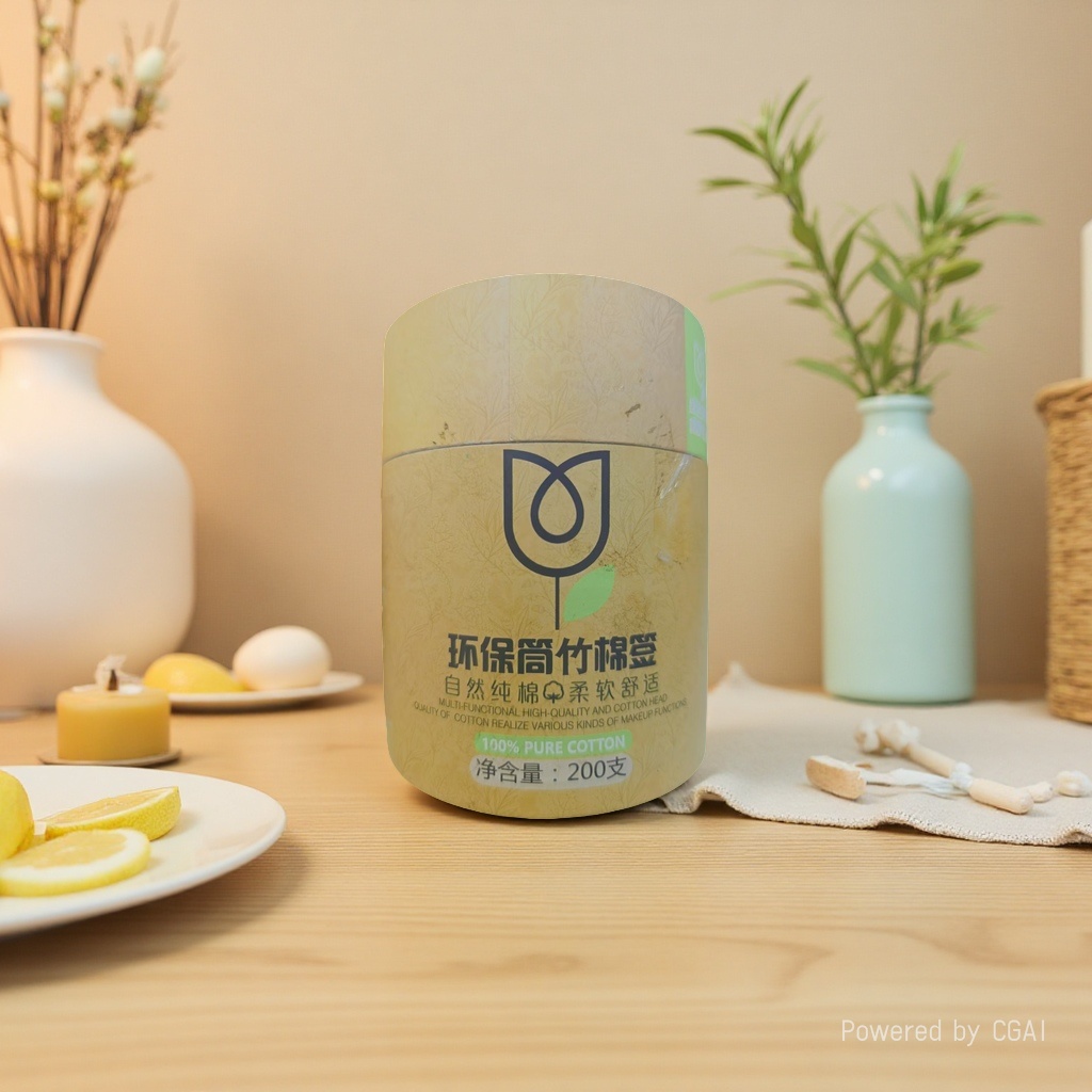 木棒棉签酒精棉片卷纸卫生纸棉包120支装