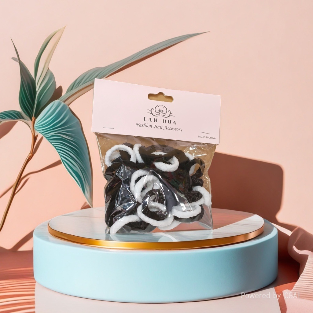Large intestine hair band whole box, telephone line, rubber band hair accessory, colorful elastic hair band 104449207 Specification image