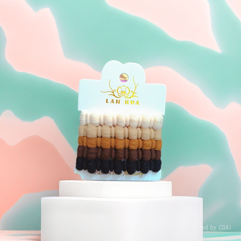 Large intestine hair band whole box, telephone line, rubber band hair accessory, colorful elastic hair band 104814822 details Picture