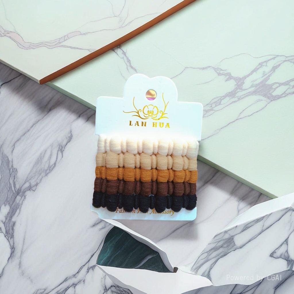 Large intestine hair band whole box, telephone line, rubber band hair accessory, colorful elastic hair band 104814822 Application Scenario