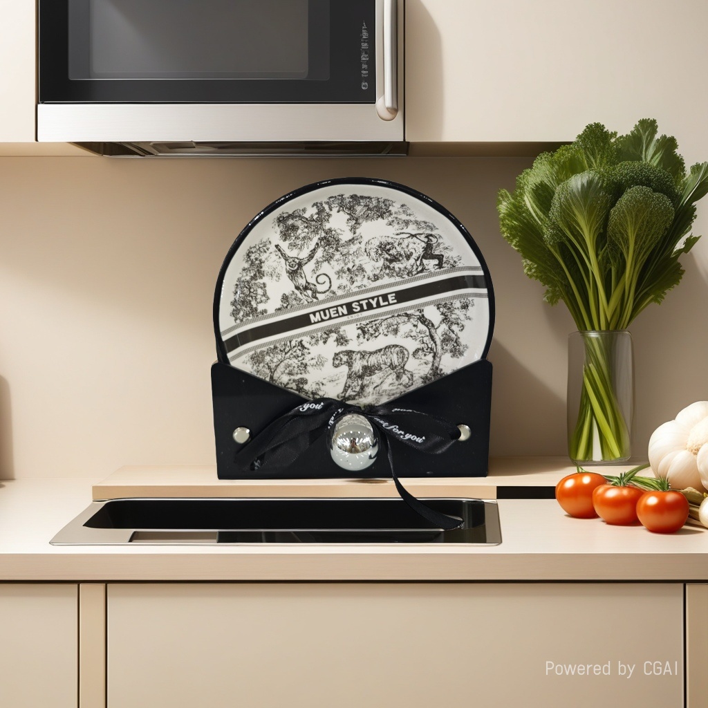 National Trend Jungle Bone-Spitting Disc Set (Acrylic Stand) 6 discs + Black storage rack Application Scenario