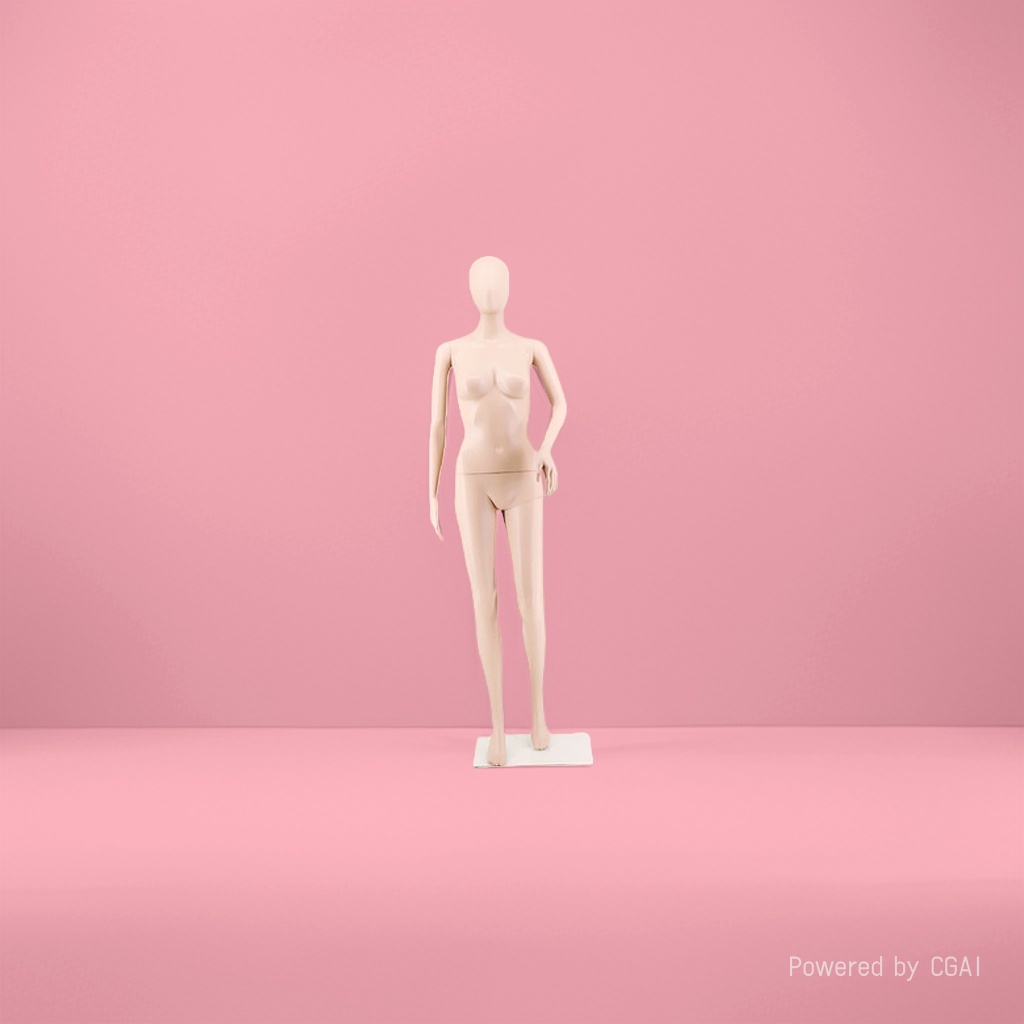 Female model full-body costume prop model Specification image