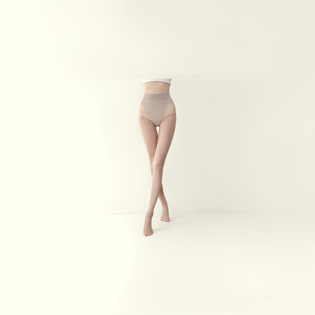 光腿神器/连裤袜女生奶白色/糖果色女袜中筒/丝袜/连裤袜女夏季性感产品图