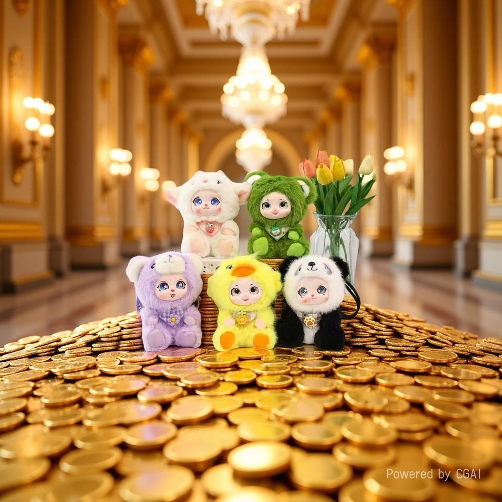 Cute and fun AI companion toy purple plush bear doll, trendy custom plush toy, toy 160405249 Specification image