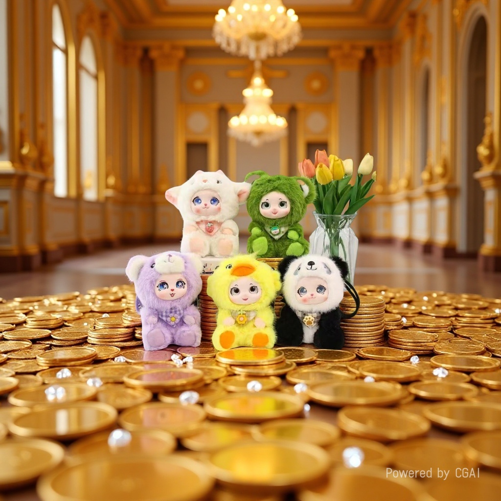 Cute and fun AI companion toy purple plush bear doll, trendy custom plush toy, toy 160405249 details Picture