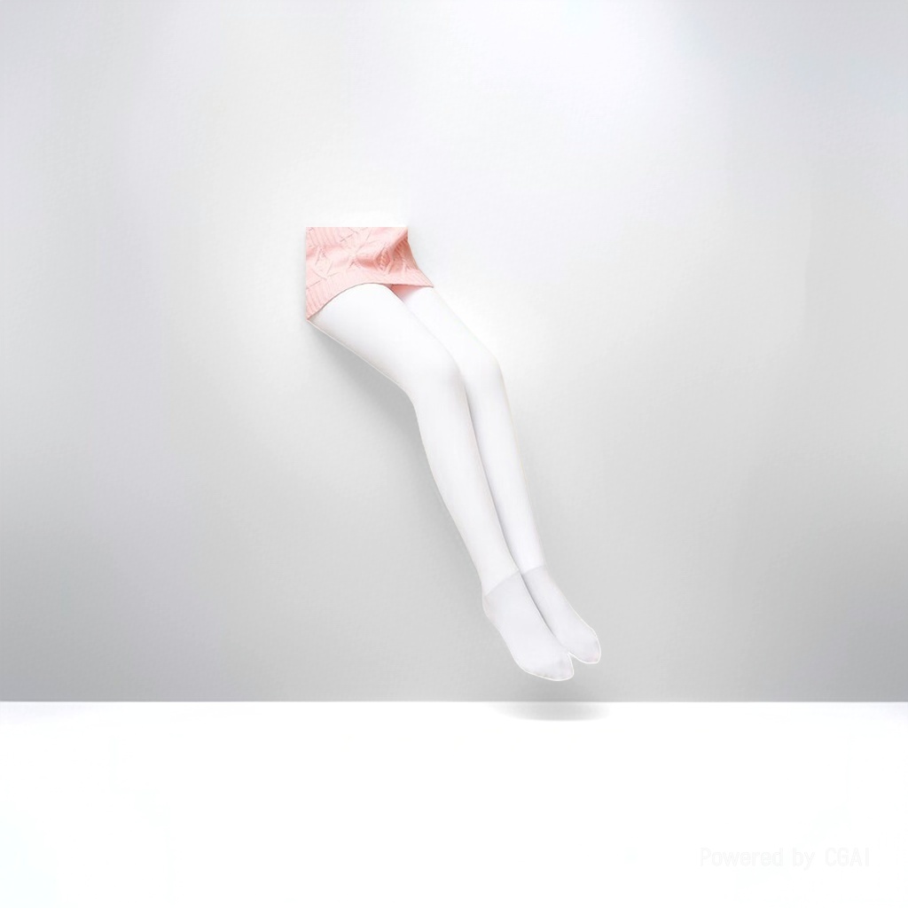 光腿神器/连裤袜女生奶白色/糖果色女袜中筒/丝袜/连裤袜女夏季性感产品图