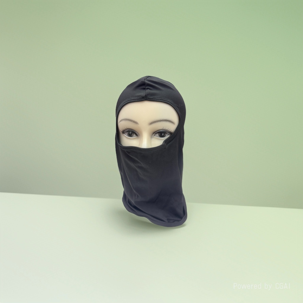 Black mask mannequin head pulp Halloween mask prop for festival costume Halloween Specification image