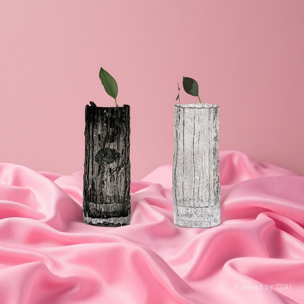 Plain ceramic vase, ecological bottle, acrylic decorative vase, simple style Specification image