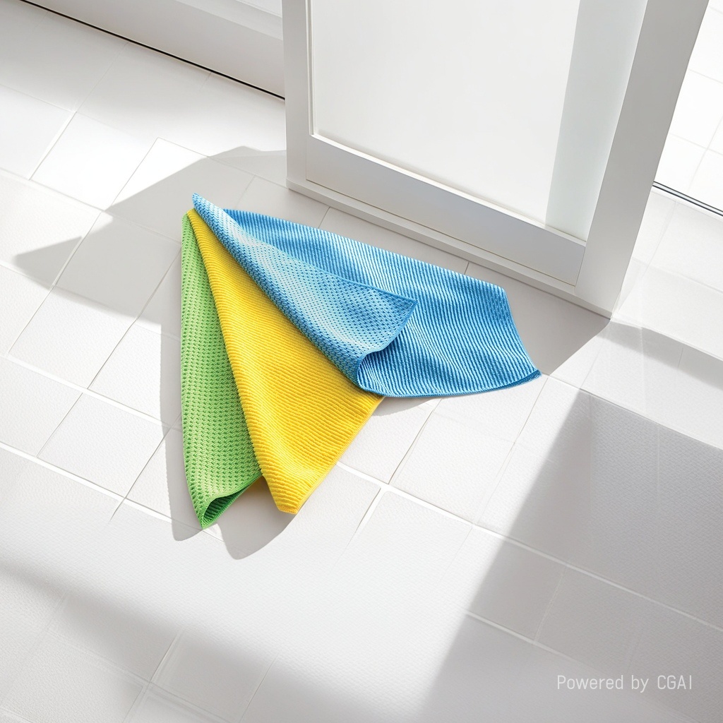 Absorbent thickened fine fiber dishcloth that does not shed fibers, special towel and cloth for household cleaning, glass cleaning and maintenance Specification image