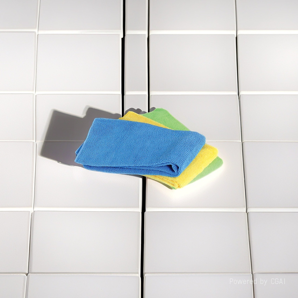 Absorbent thickened fine fiber dishcloth that does not shed fibers, special towel and cloth for household cleaning, glass cleaning and maintenance Application Scenario