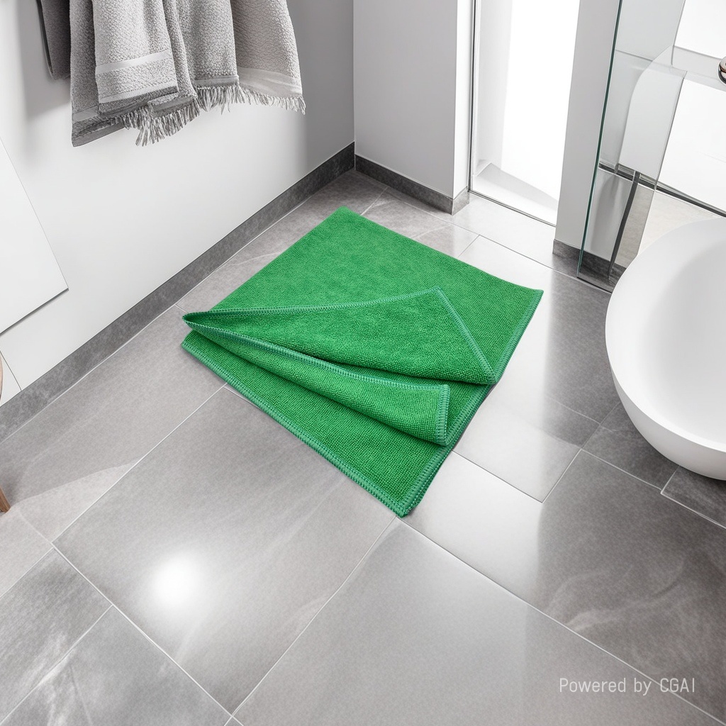 A cloth for cleaning glass, a water-absorbent cleaning cloth that does not shed fibers and leaves no marks, a grey car cleaning, car washing and cleaning towel